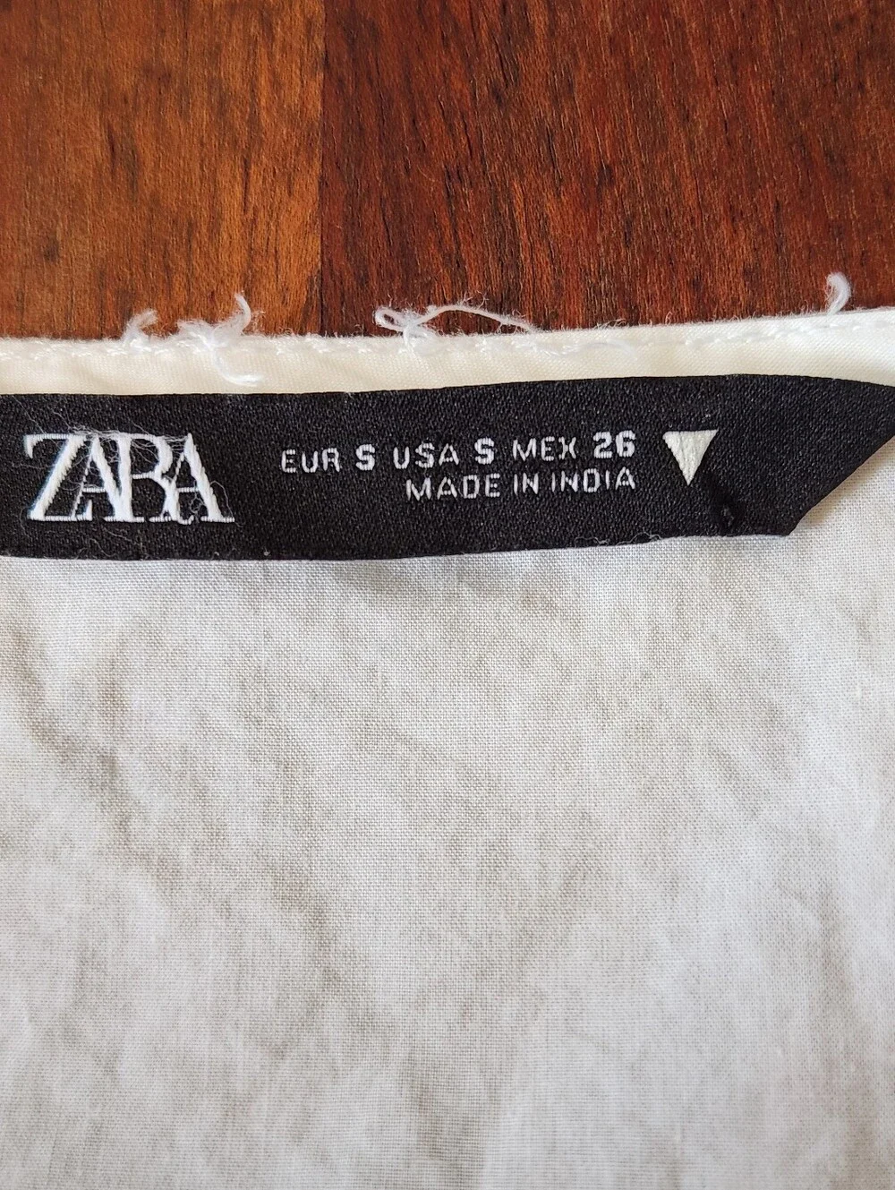 Zara white eyelet